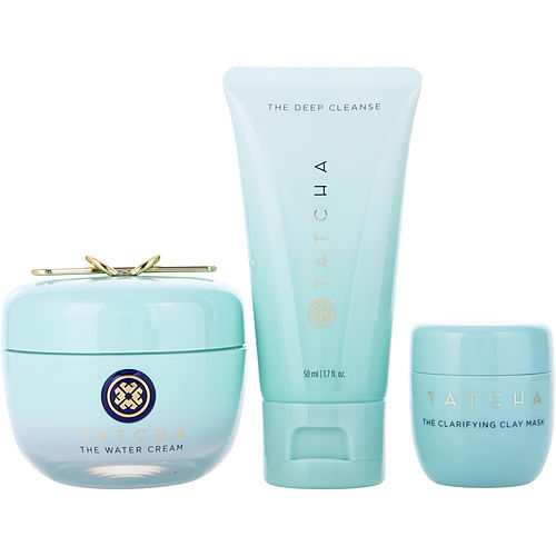 Tatchatatchaclarifying Essentials Set: Deep Cleanse 50Ml + Clarifying Clay Mask 10Ml + Water Cream 50Ml --3Pcs