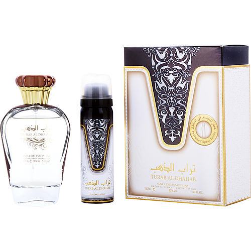 Ard Al Zaafaran Ard Al Zaafaran Turab Al Dhahab Eau De Parfum Spray 3.4 Oz & Deodorant 1.7 Oz For Unisex