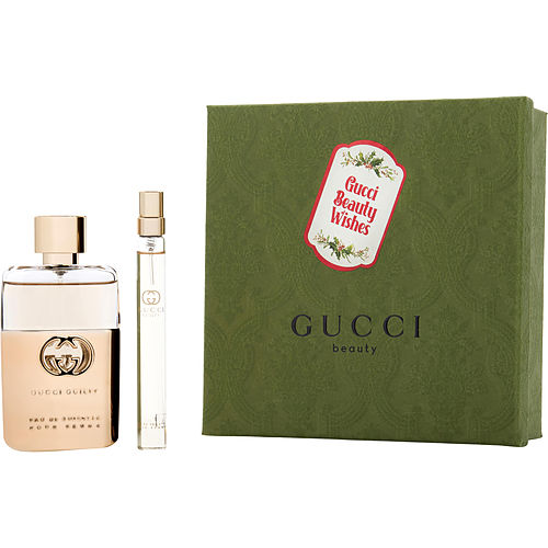 Guccigucci Guilty Pour Femmeedt Spray 1.6 Oz & Edt Spray 0.33 Oz Mini