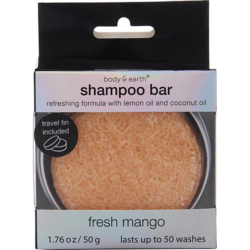 Body & Earth Body & Earth Fresh Mango Shampoo Bar 1.76 Oz