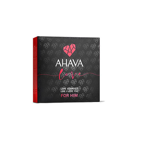 Ahavaahavalove Yourself Like I Love You For Him: Time To Energize Shower Gel 200Ml  + Mineral Hand Cream 100Ml + Soothing After-Shave Moisturizer 50Ml --3Pcs