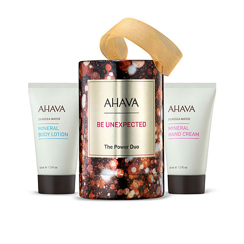 Ahavaahavabe Unexpected The Power Duo Set: Deadsea Water Mineral Body Lotion + Mineral Hand Cream --2X40Ml/1.3Oz