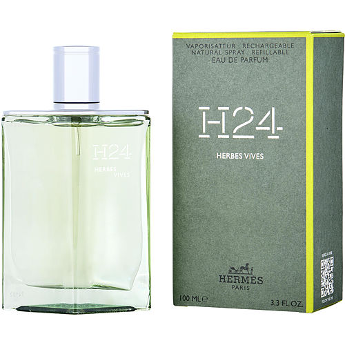 Hermeshermes H24 Herbes Viveseau De Parfum Spray Refillable 3.4 Oz