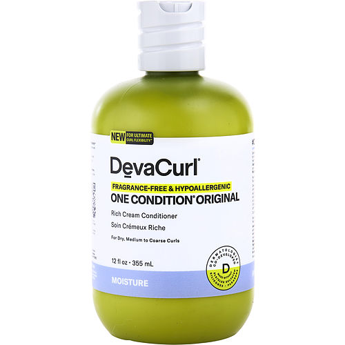 Deva Concepts Deva Fragrance-Free & Hypoallergenic Curl One Condition Original Rich Cream Conditioner 12 Oz