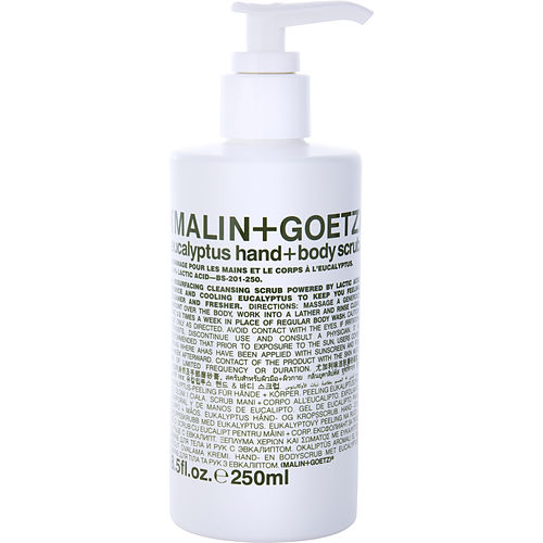 Malin + Goetzmalin+Goetzeucalyptus Hand & Body Scrub --250Ml/8.5Oz