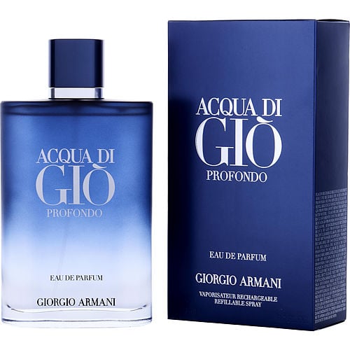 Giorgio Armaniacqua Di Gio Profondoeau De Parfum Spray Refillable 6.7 Oz