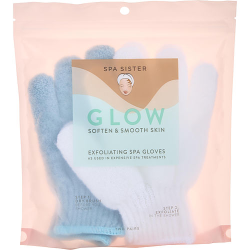 Spa Accessoriesspa Accessoriesspa Sister Twin Exfoliating Gloves Treatment (Marine Mist & White)