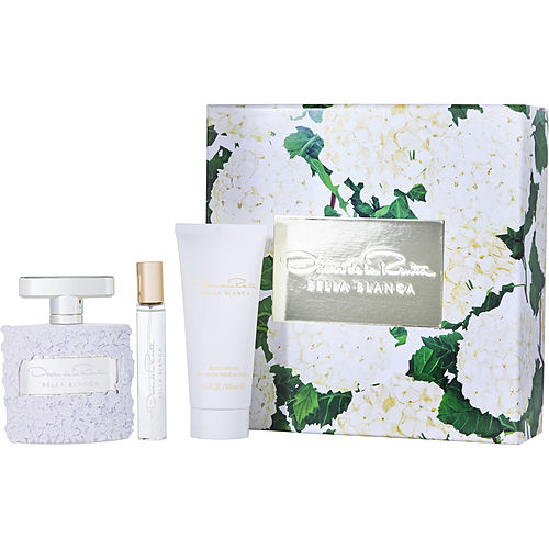 Oscar De La Rentaoscar De La Renta Bella Blancaeau De Parfum Spray 3.4 Oz & Body Lotion 3.4 Oz & Eau De Parfum Spray 0.5 Oz