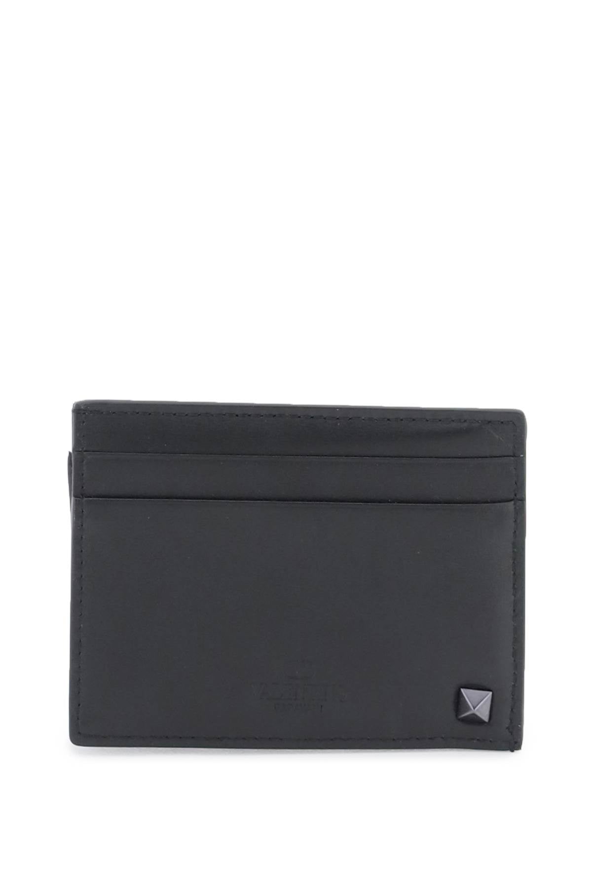 Valentino Garavani Valentino Garavani rockstud leather card holder