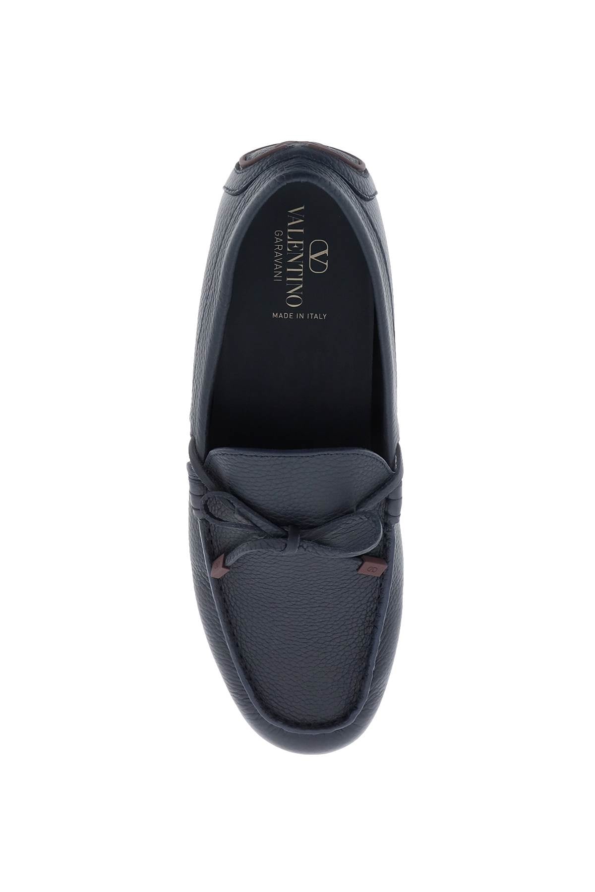 Valentino Garavani leather loafers with bow