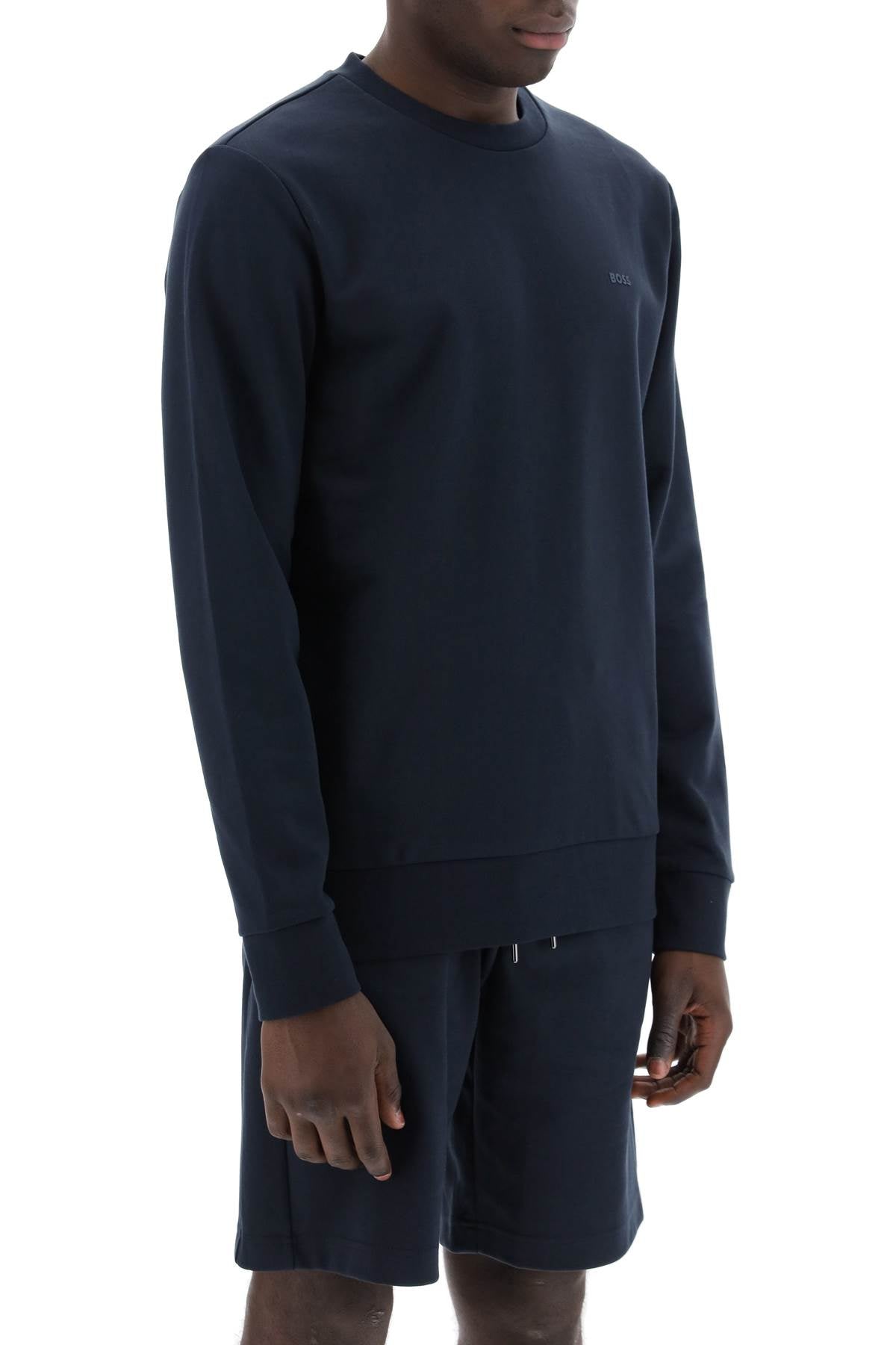 Boss french terry crewneck sweatshirt