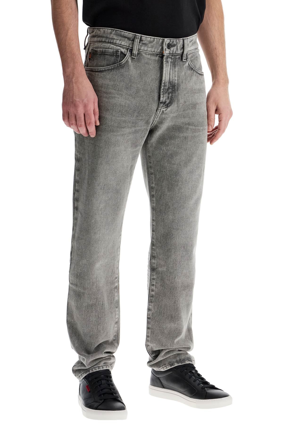 boss re.maine regular fit medium grey jeans