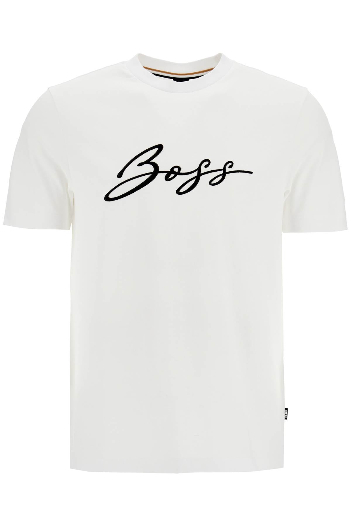 Boss embroidered t-shirt