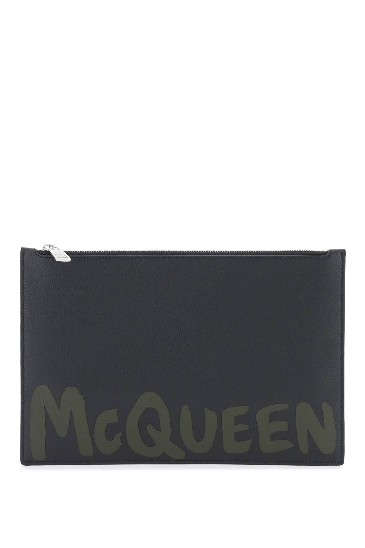 Alexander Mcqueen Alexander Mcqueen graffiti flat pouch