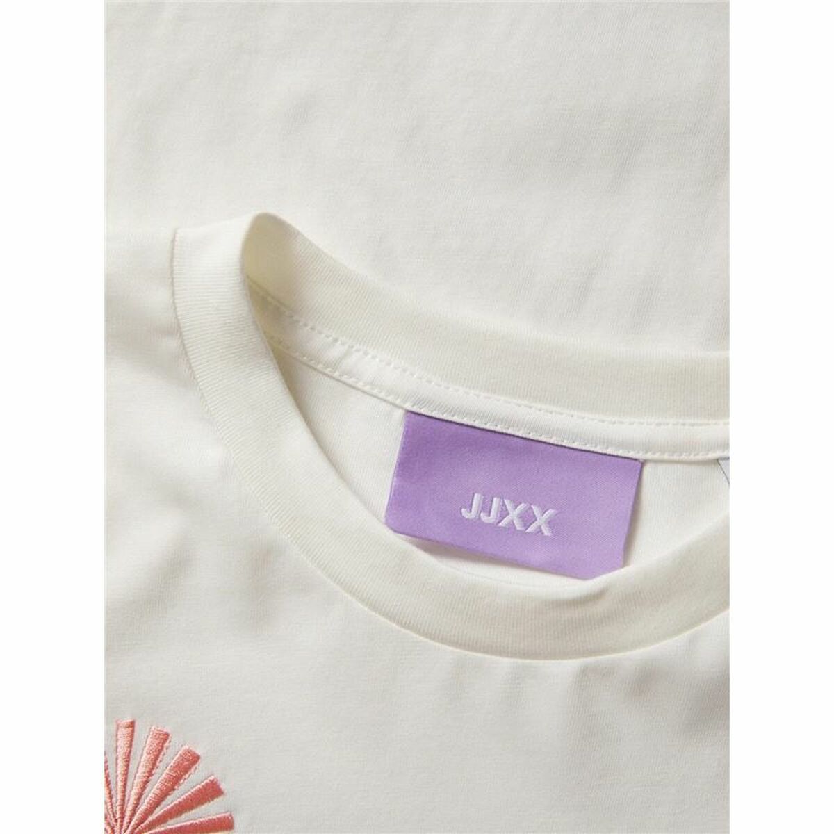 Women’s Short Sleeve T-Shirt Jack & Jones Jxpaige White