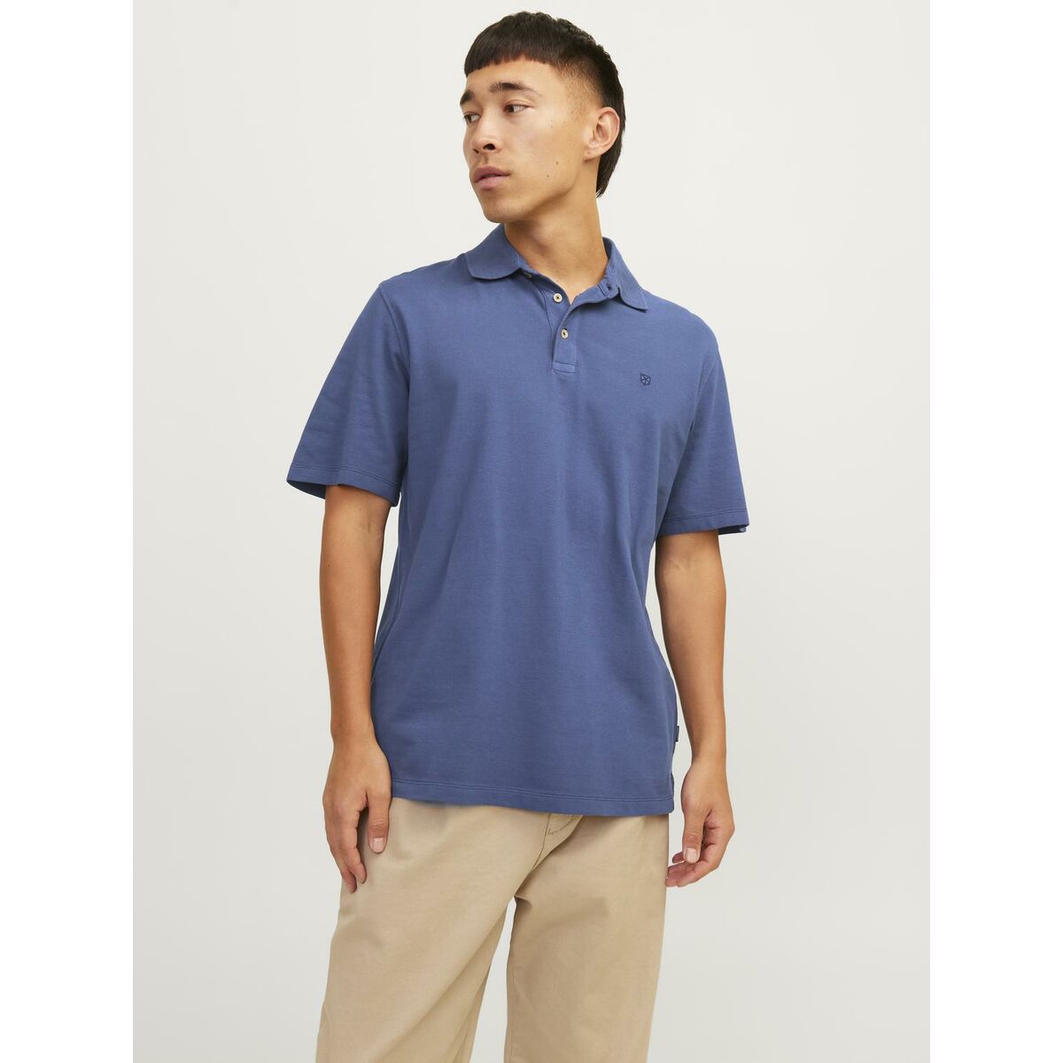 Men’s Short Sleeve Polo Shirt Jack & Jones JPRBLUWILLIAM  12257315 Blue