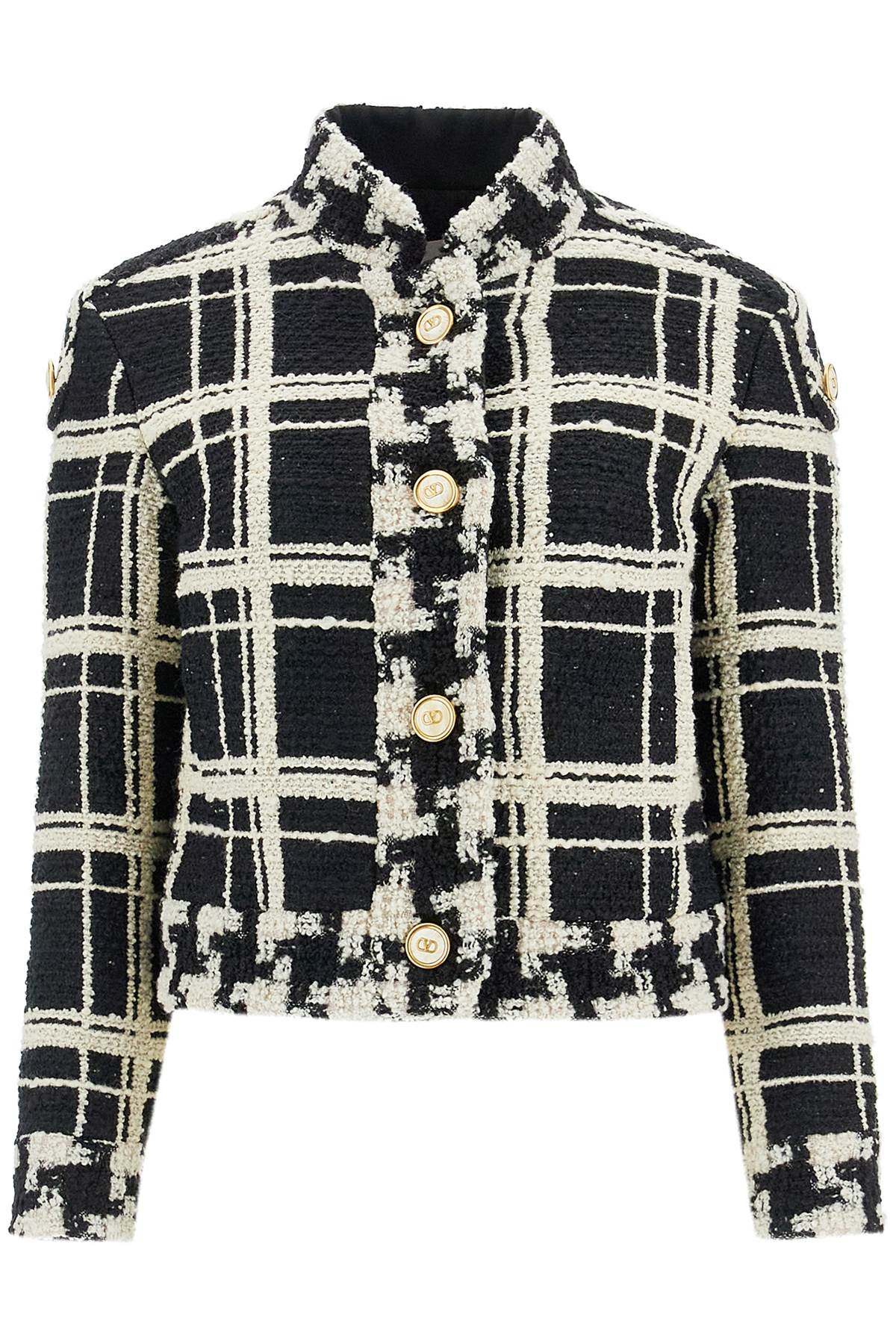 Valentino Garavani "macro check tweed jacket for