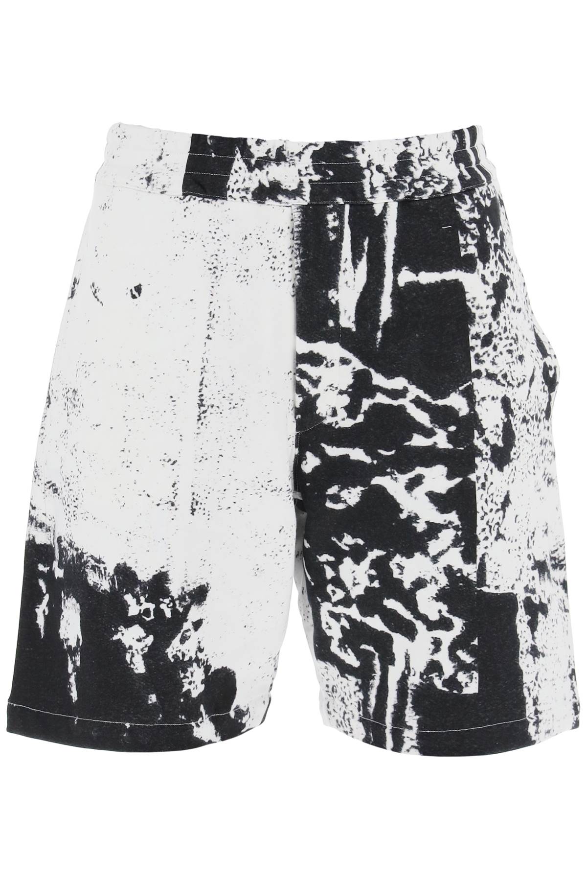 Alexander Mcqueen Alexander Mcqueen fold print sweat shorts