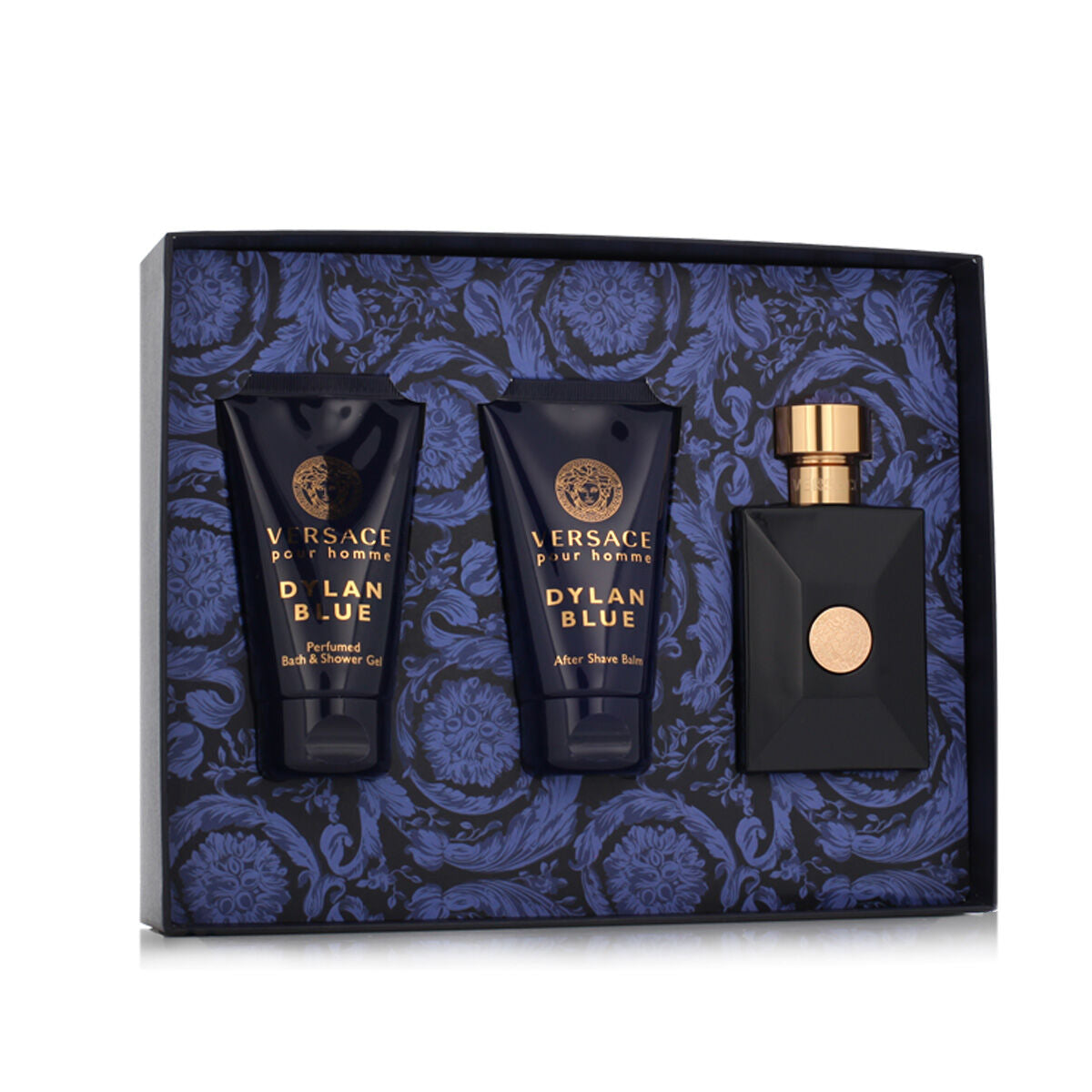 Women's Perfume Set Versace Dylan Blue EDT 3 Pieces