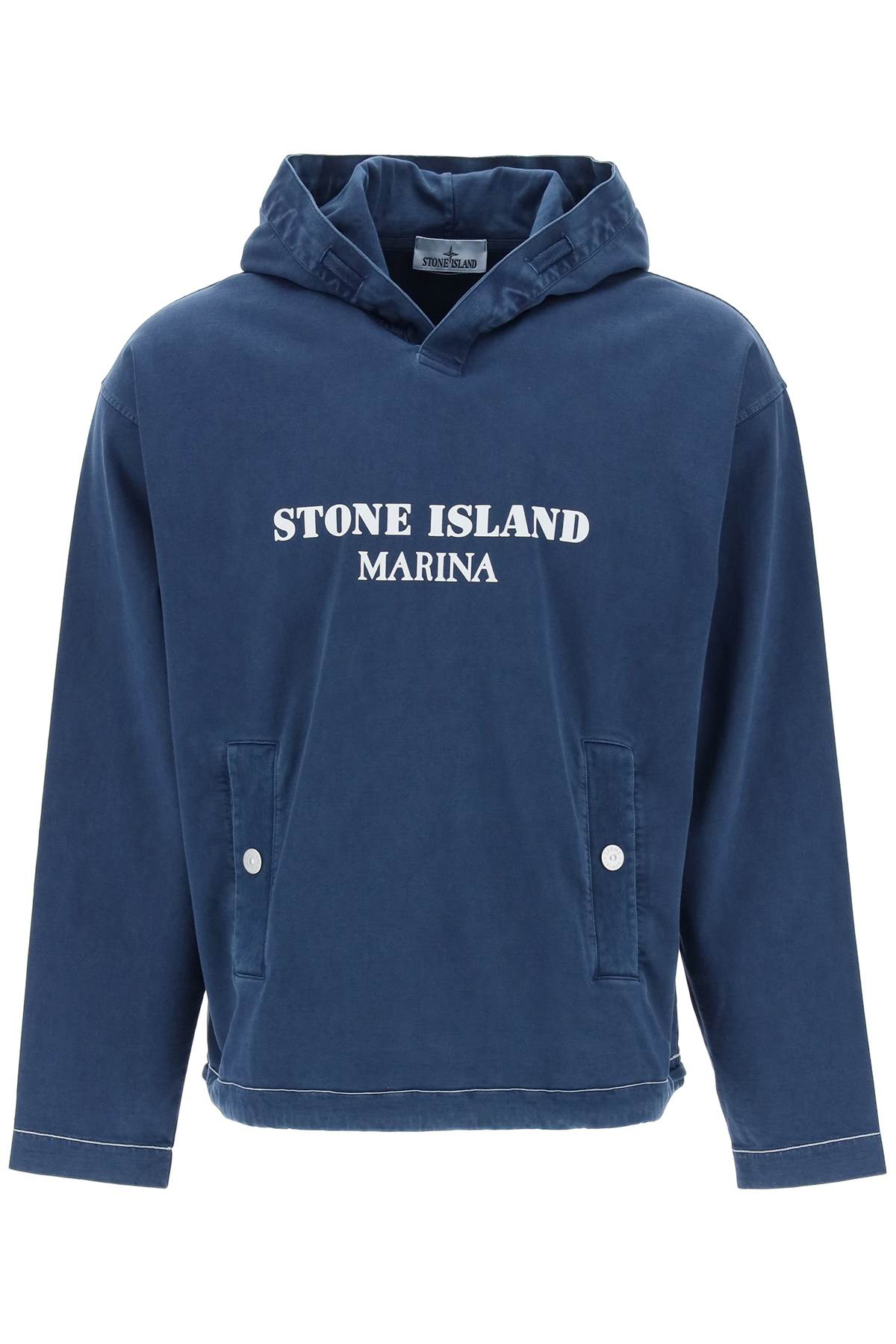 Stone Island Stone Island marina 'old' treatment hooded