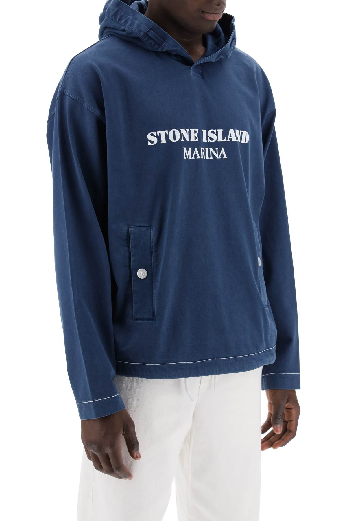 Stone Island Stone Island marina 'old' treatment hooded