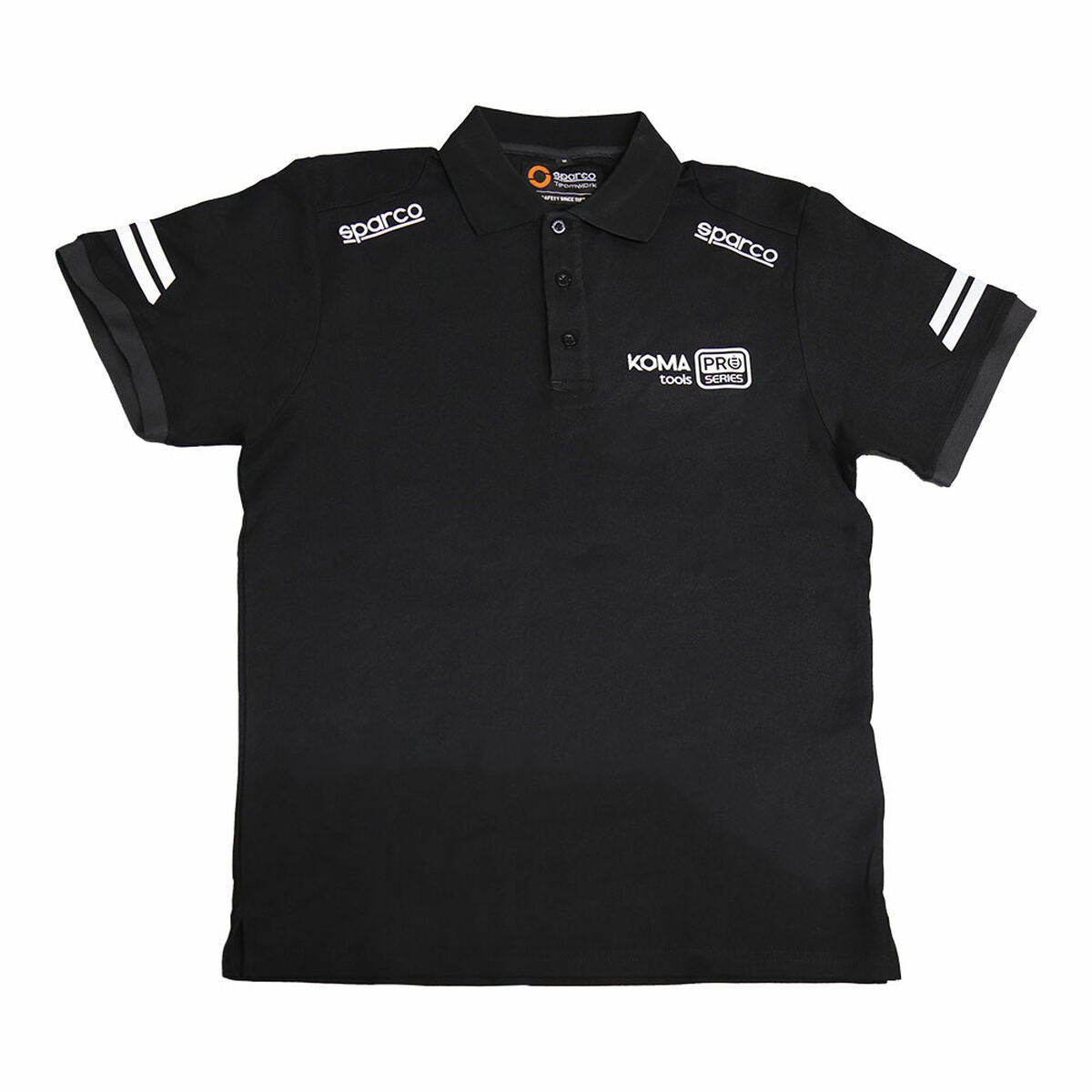 Short Sleeve Polo Shirt Sparco Koma Tools 02415nrgs
