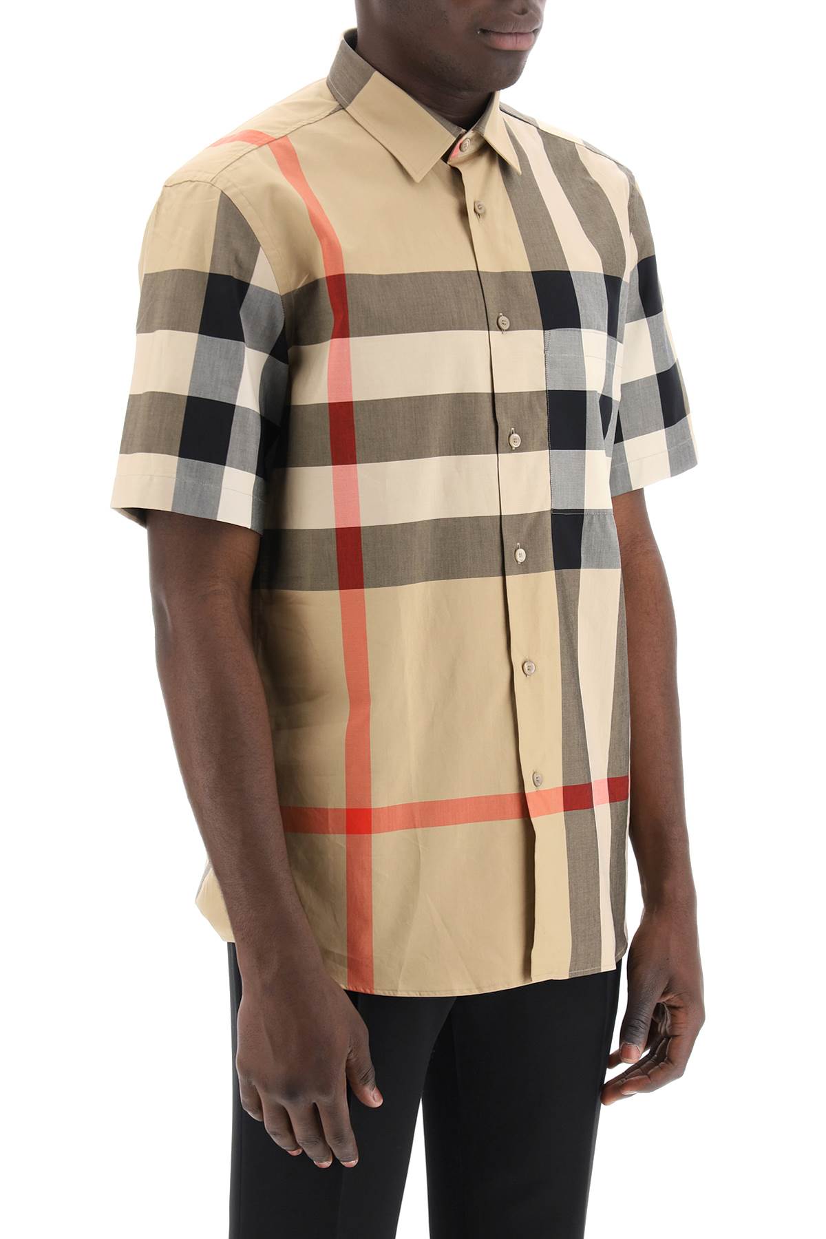 Burberry short sleeve summerton shirt