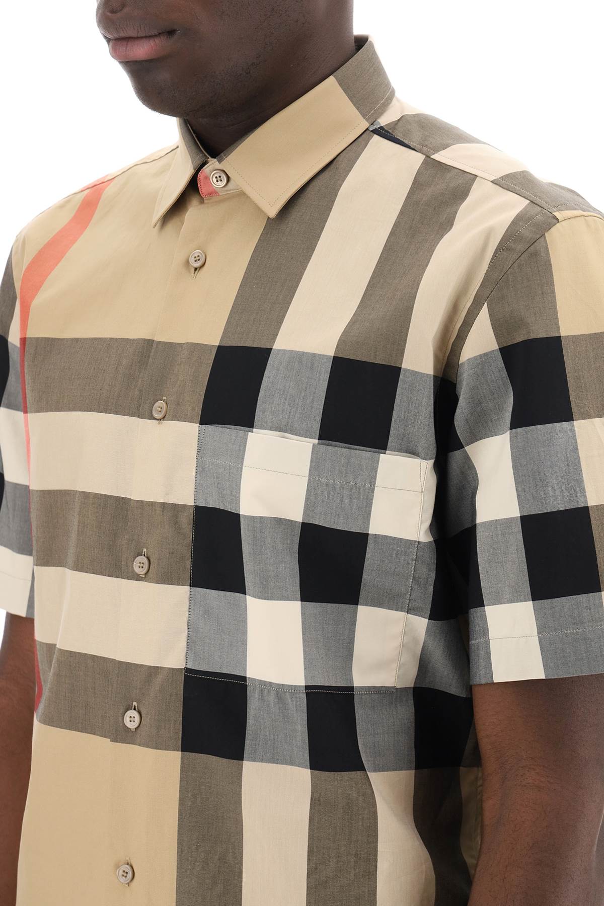 Burberry short sleeve summerton shirt