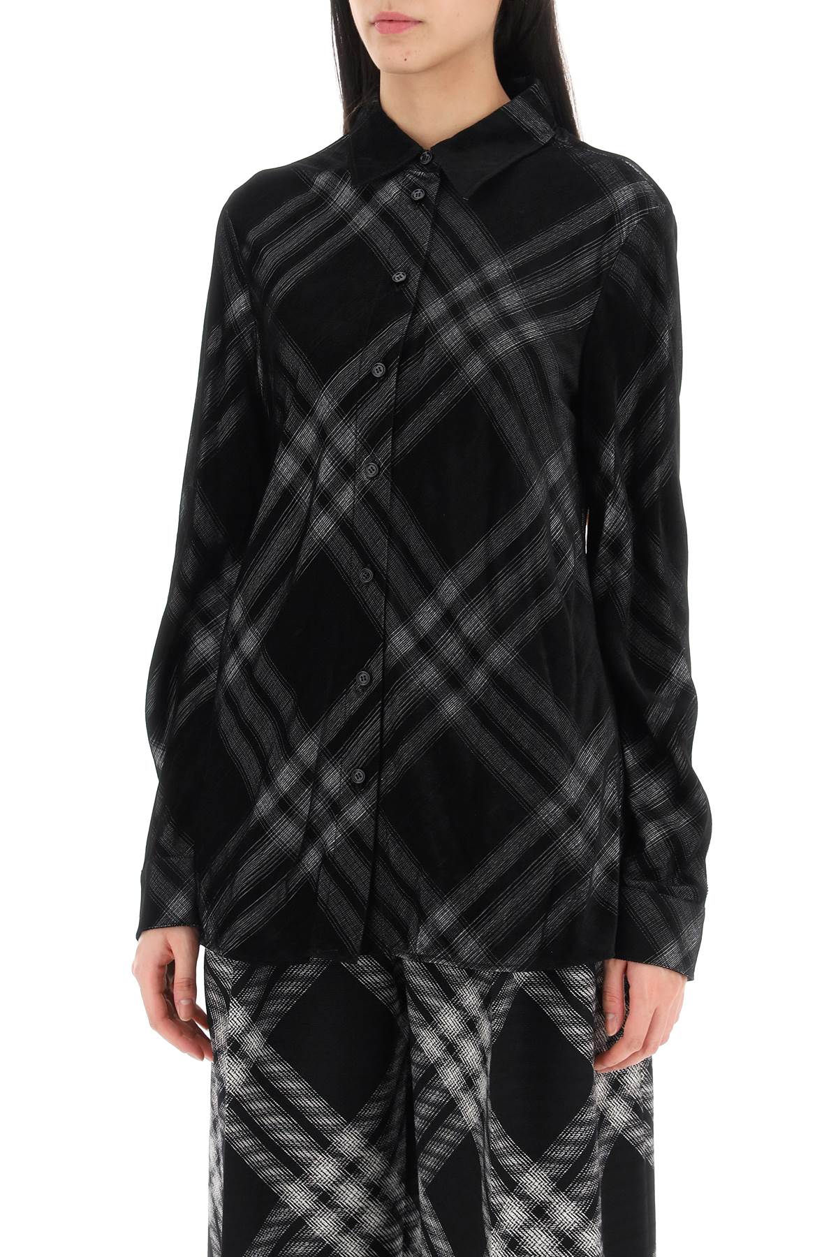 Burberry "checkered corduroy