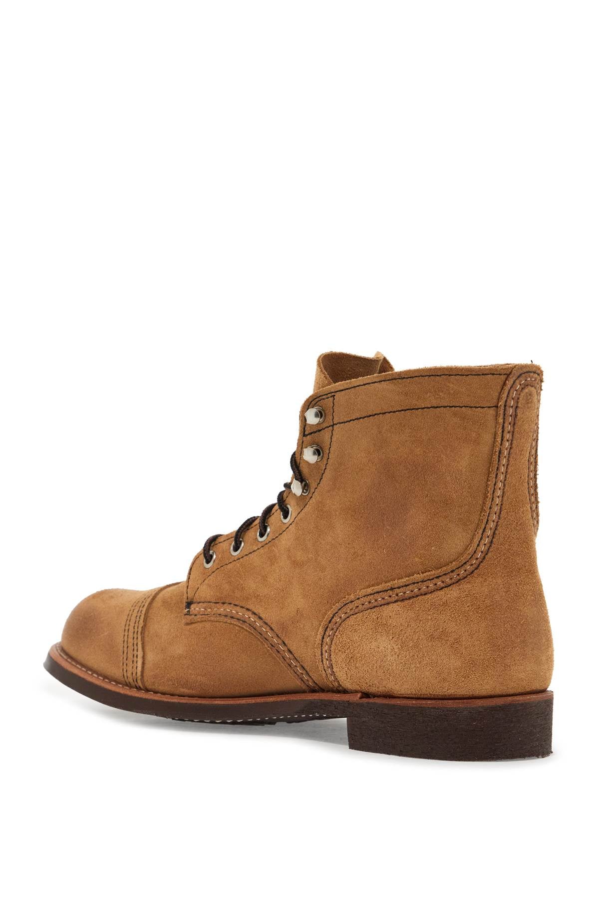 Red Wing Shoes suede iron ranger ankle boots