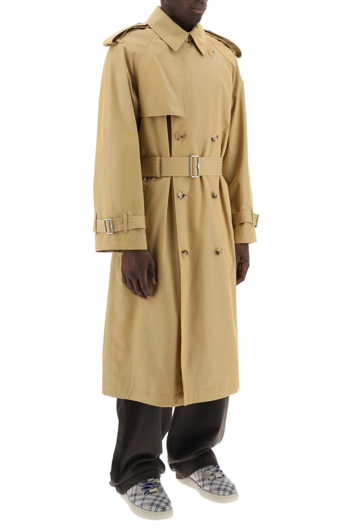 Burberry Burberry long iridescent trench