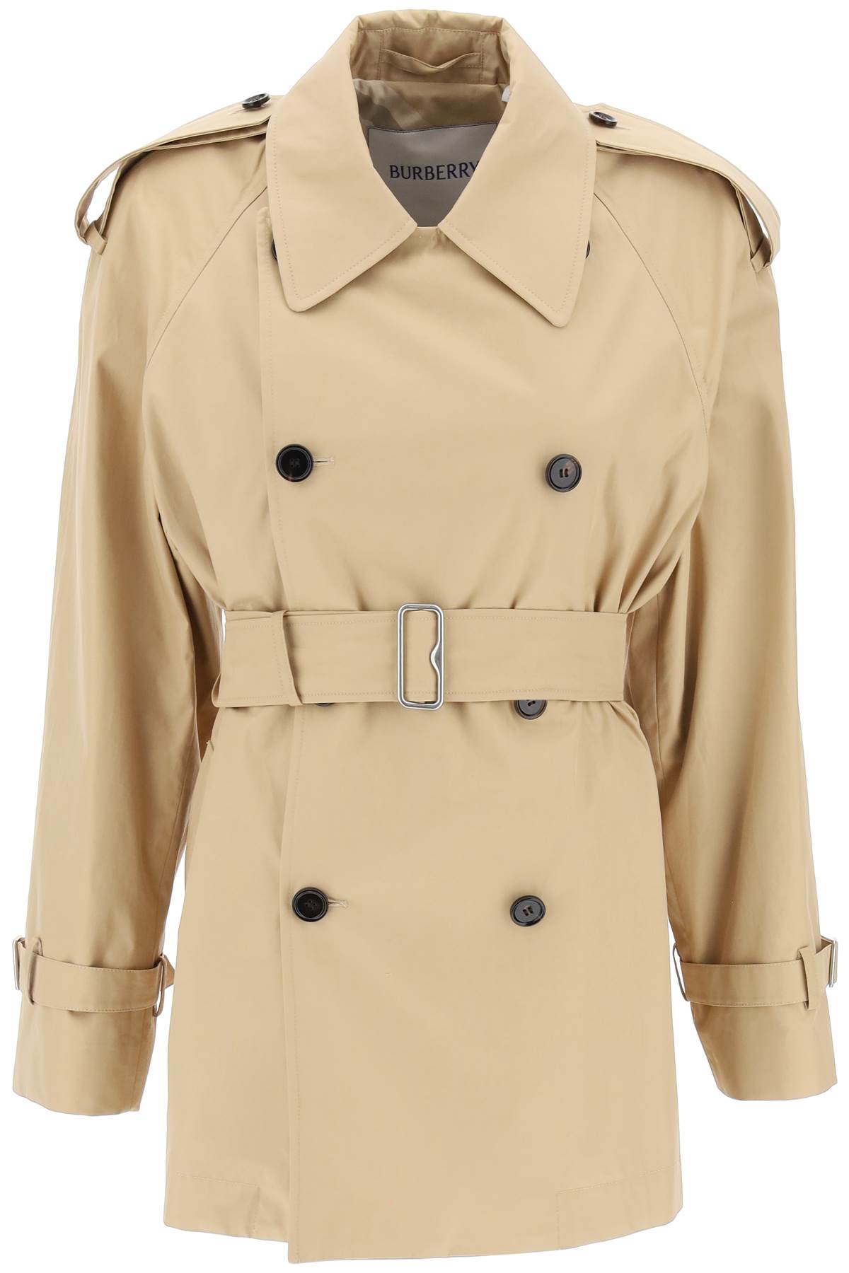 Burberry double-breasted midi trench coat