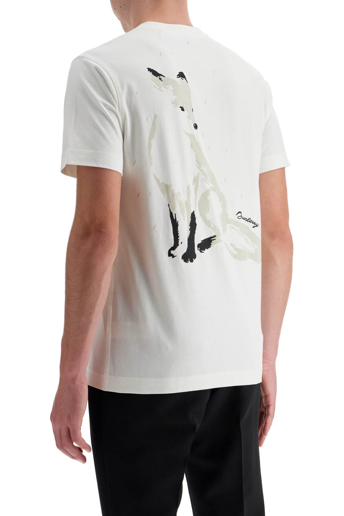 Burberry flocked pattern t-shirt