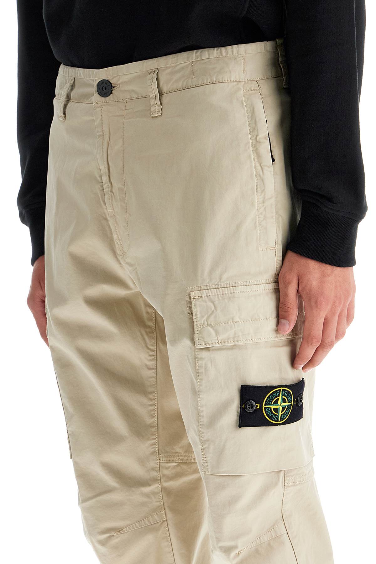 Stone Island cargo twill stretch-tc pants