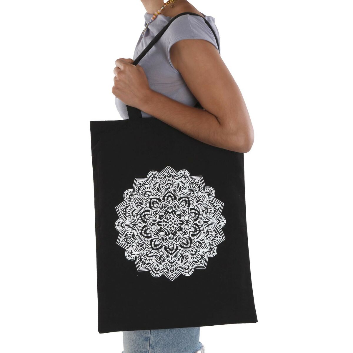 Women's Handbag Versa Black 36 x 48 x 36 cm Mandala