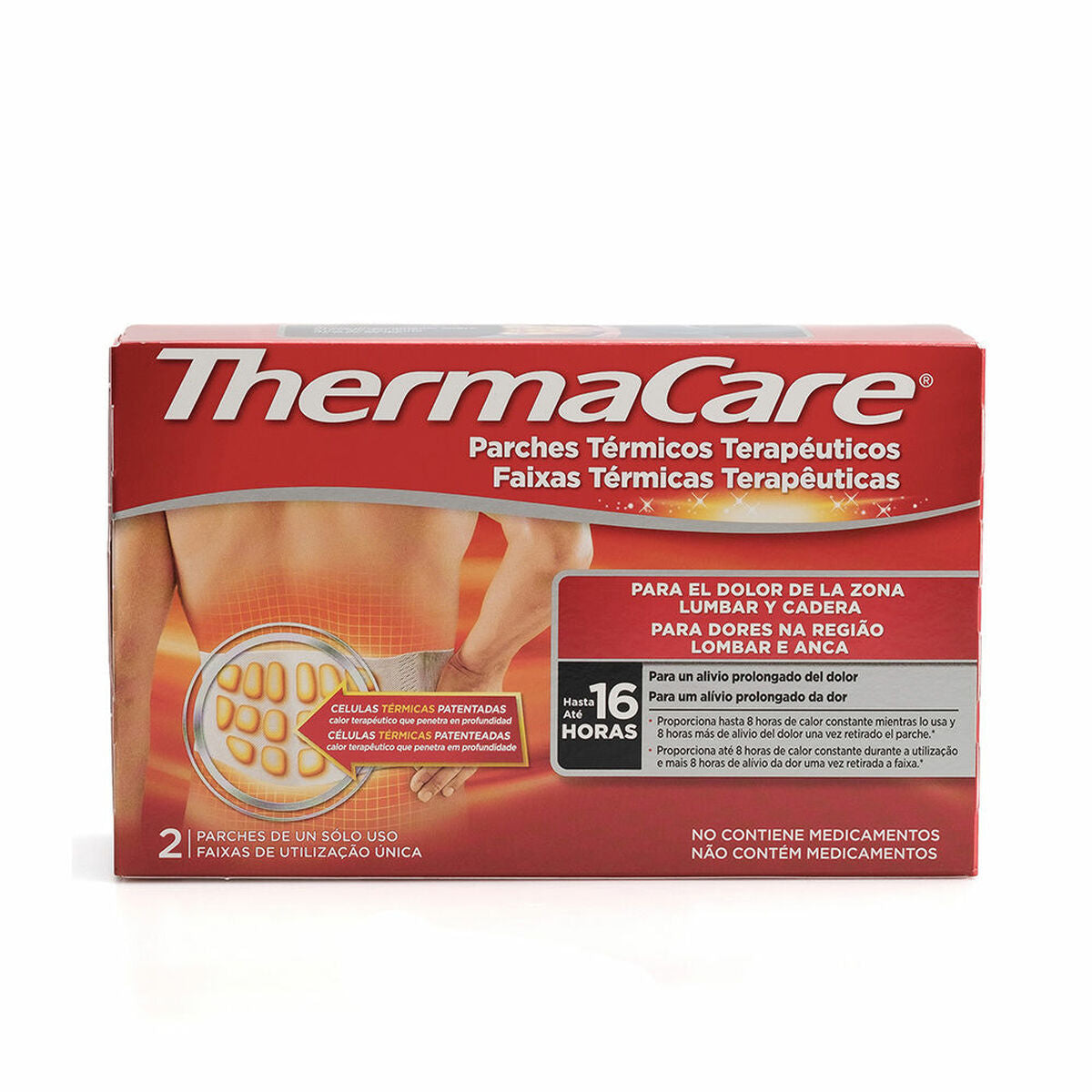 Thermo-adhesive patches Thermacare Thermacare (2 Units)