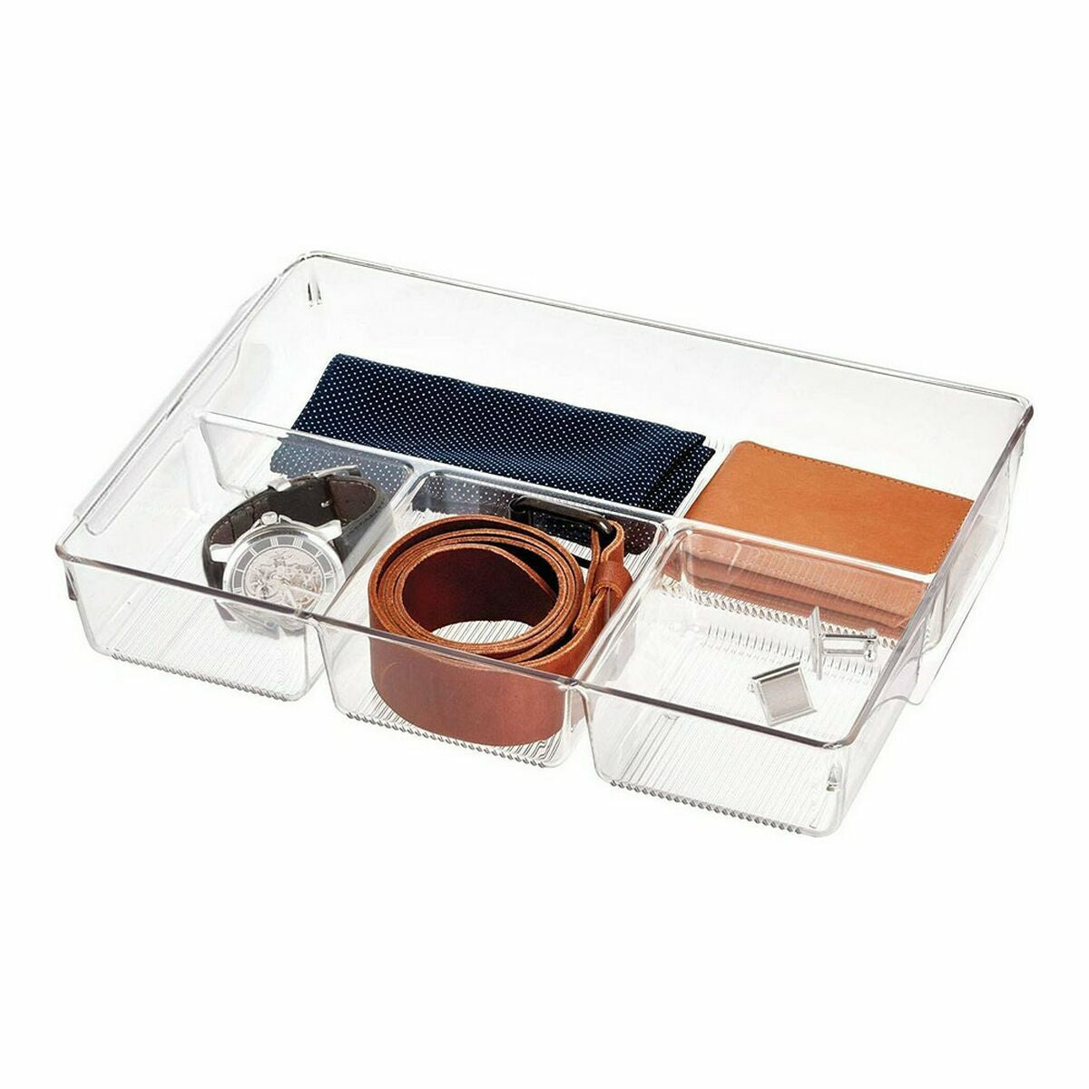 Multi-Purpose Organiser Confortime Transparent 37,5 x 23,5 x 5, cm (12 Units)