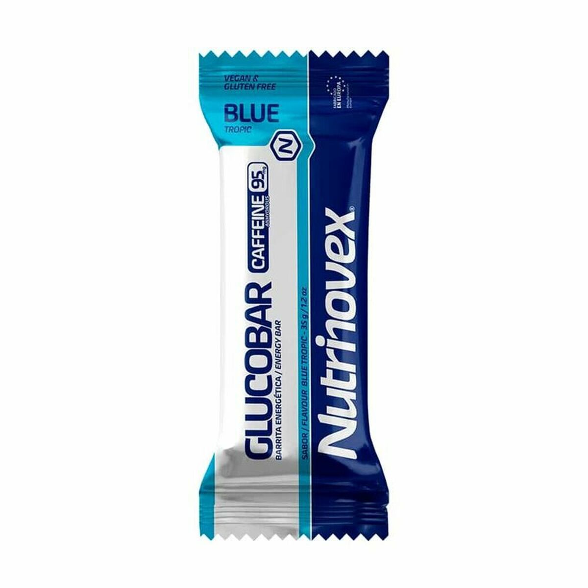 Energy bar Glucobar Nutrinovex  Blue Tropic  Caffeine