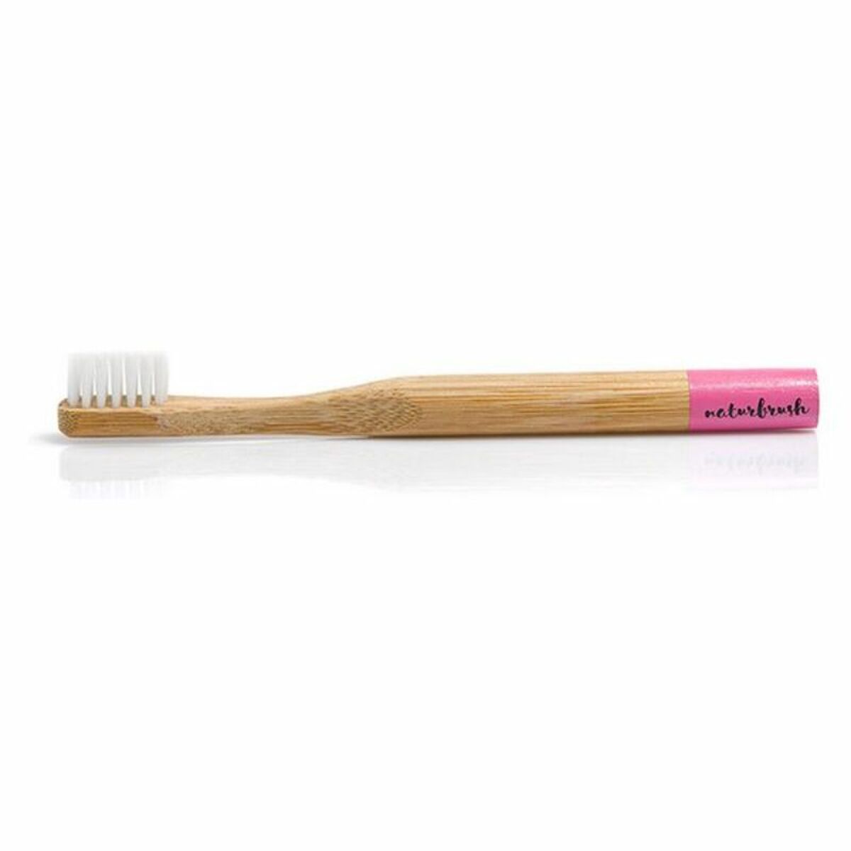 Toothbrush for Kids Naturbrush Cepillo Dental Kids Biodegradable Pink
