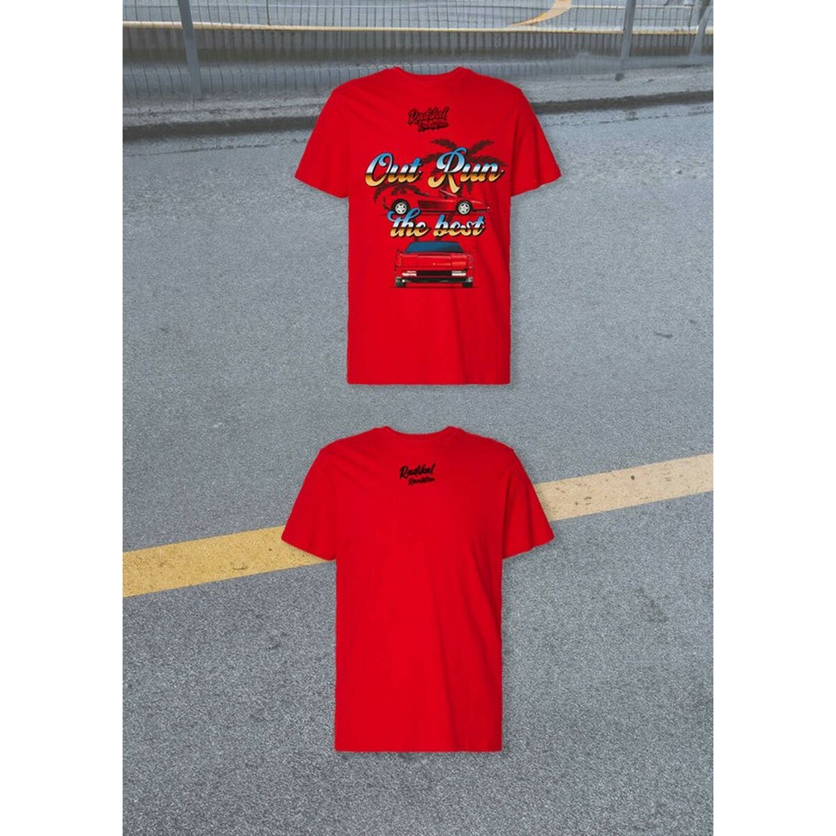 Men’s Short Sleeve T-Shirt RADIKAL OUT RUN Red L