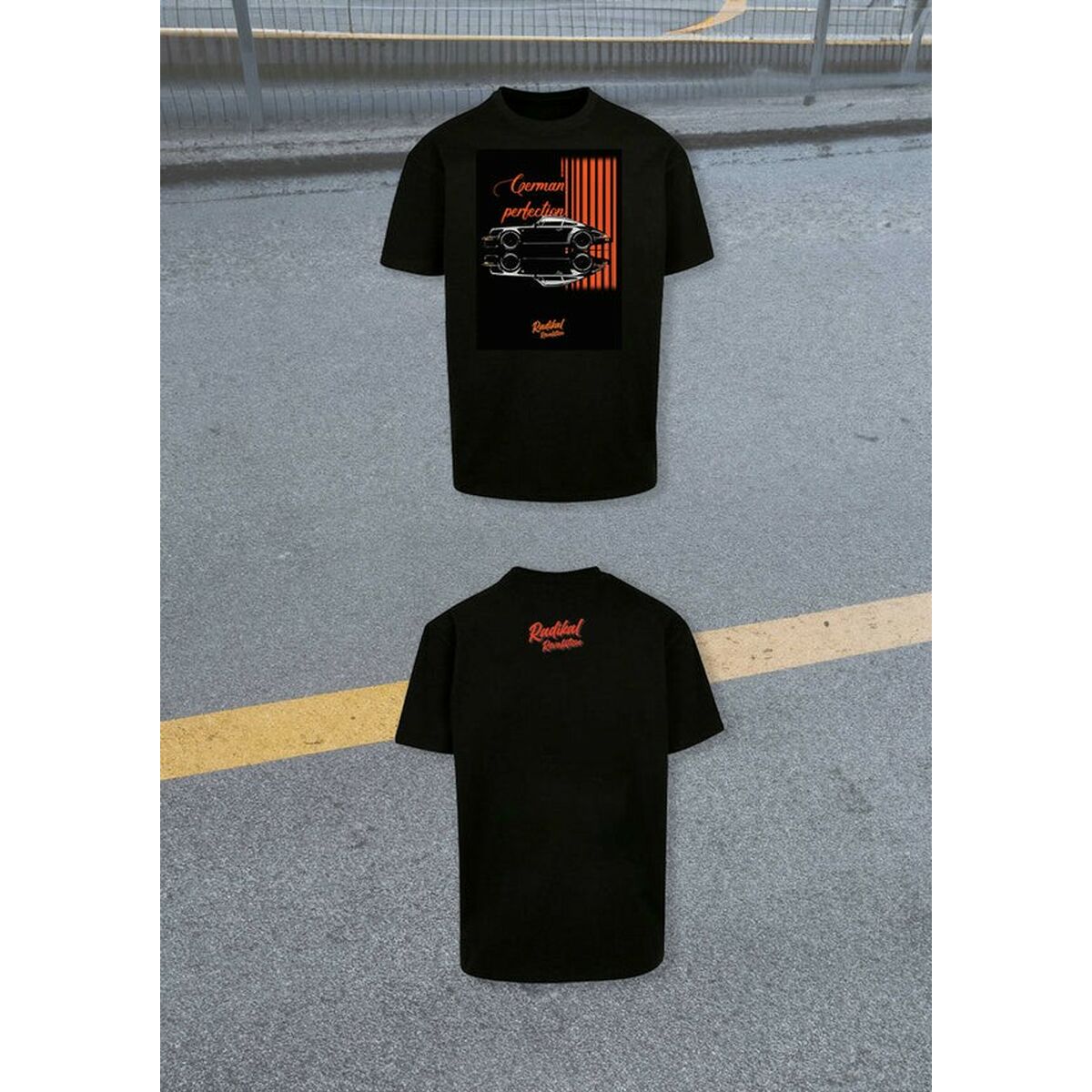 Men’s Short Sleeve T-Shirt RADIKAL GERMAN PERFECTION Black S