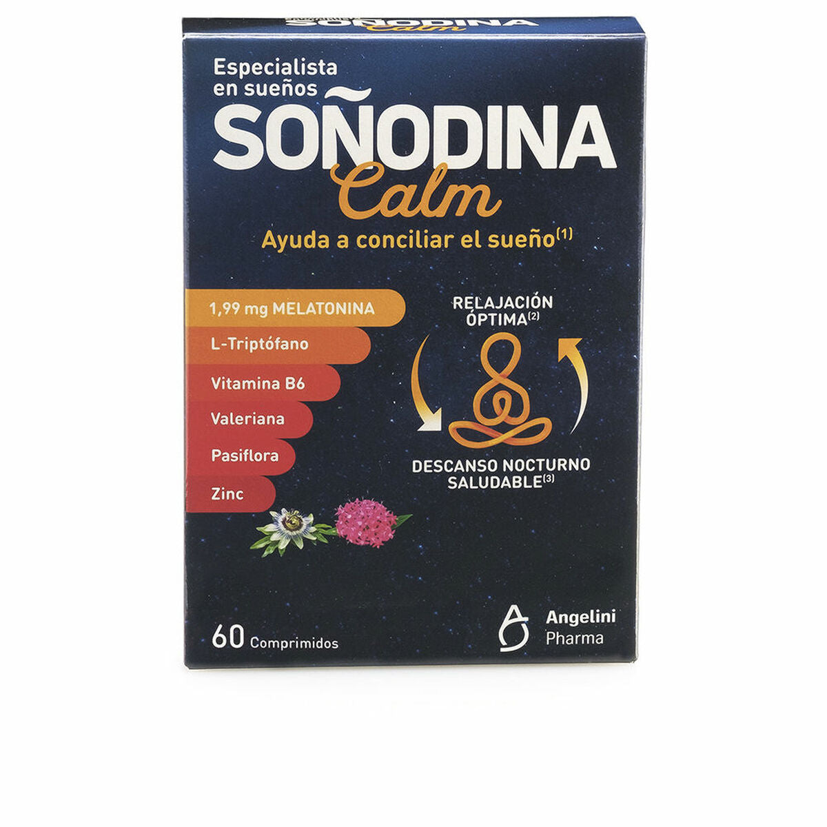 Insomnia supplement Natura Essenziale Soñodina Calm Melatonin 60 Units