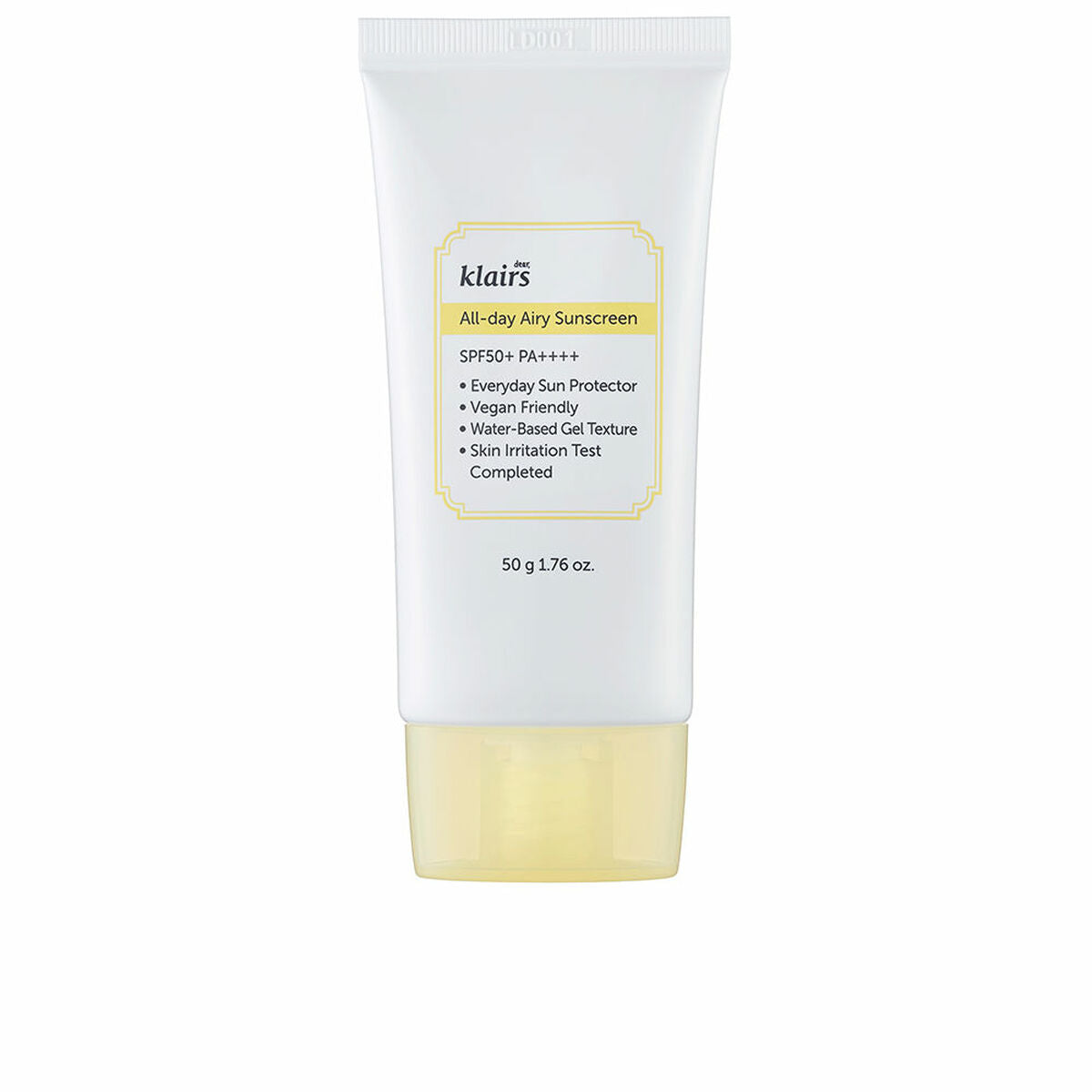 Facial Sun Cream Klairs All-Day Airy SPF 50+ 50 g