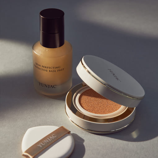 YUNJAC Long Wear Porcelain Cushion Foundation SPF50+ PA++++ 15g x 2ea