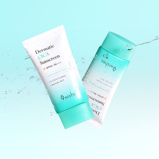 9wishes Dermatic Cica Sunscreen 50ml - JOSEPH BEAUTY