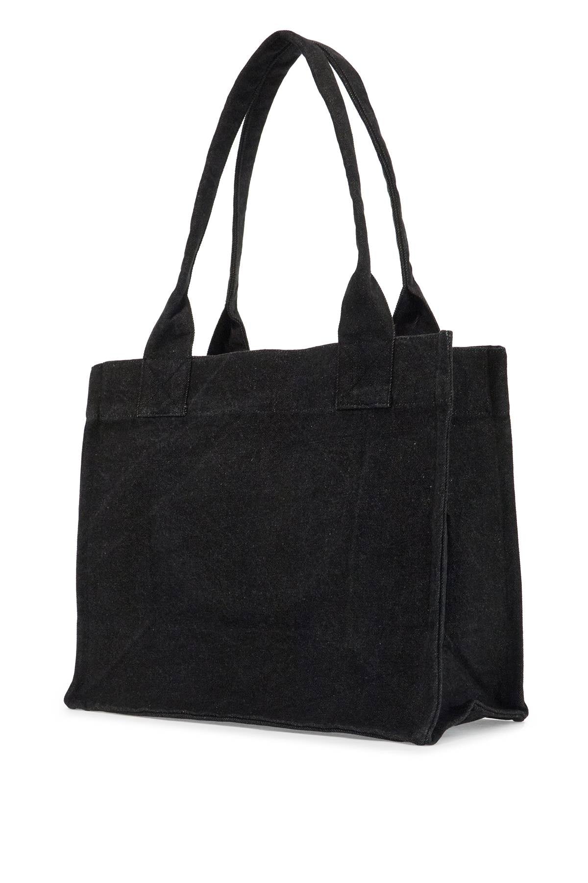 Ganni large denim easy shopper tote