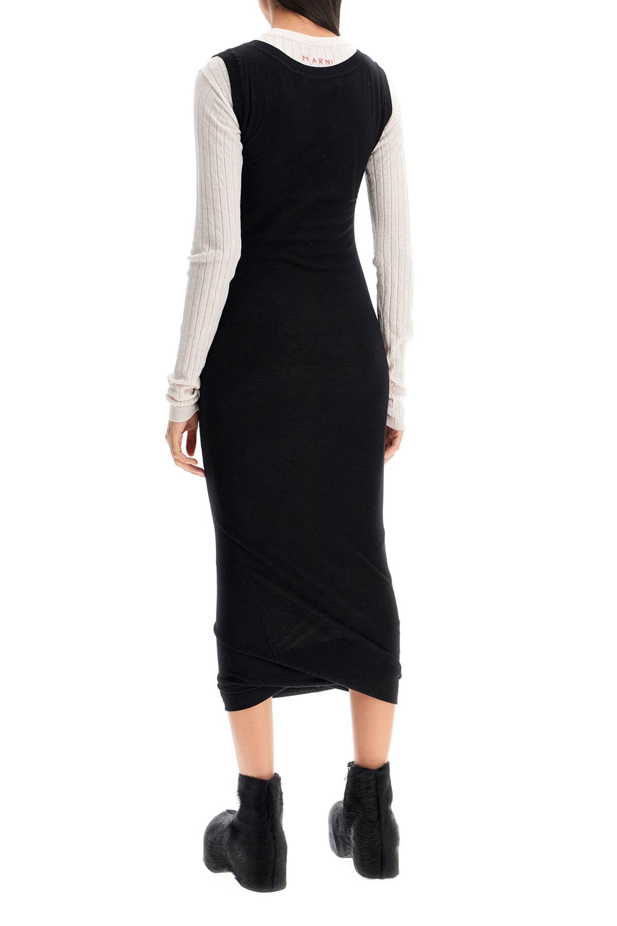 Marni layered knit dress