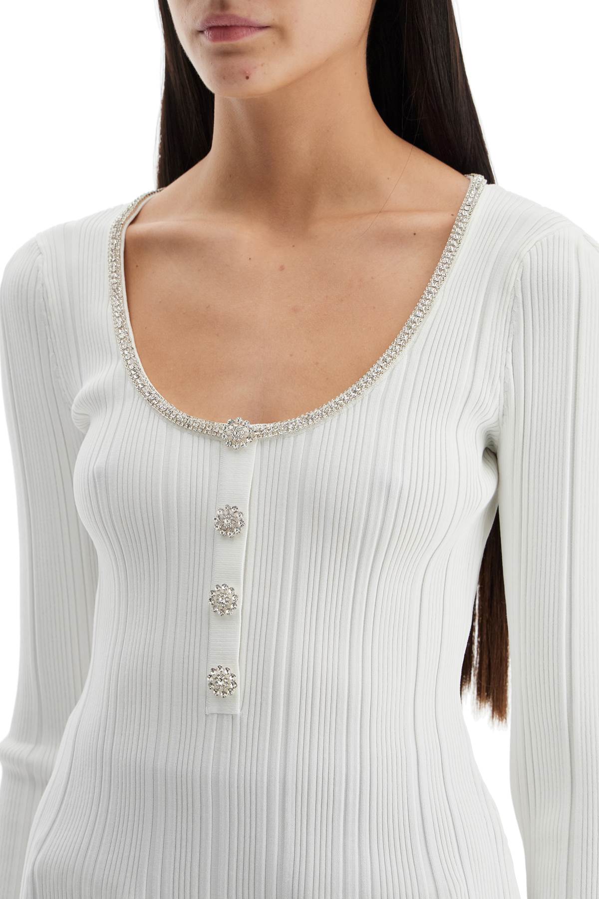 Self Portrait 'knit top with crystals embell