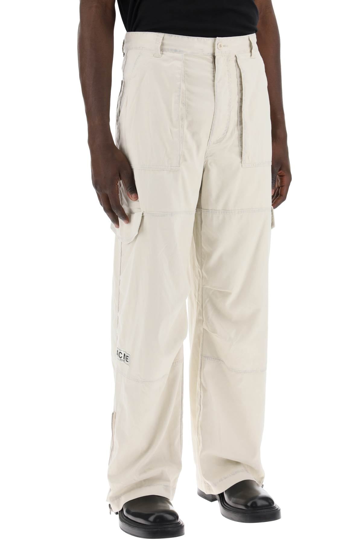 Acne Studios Acne Studios microfiber cargo pants in seven