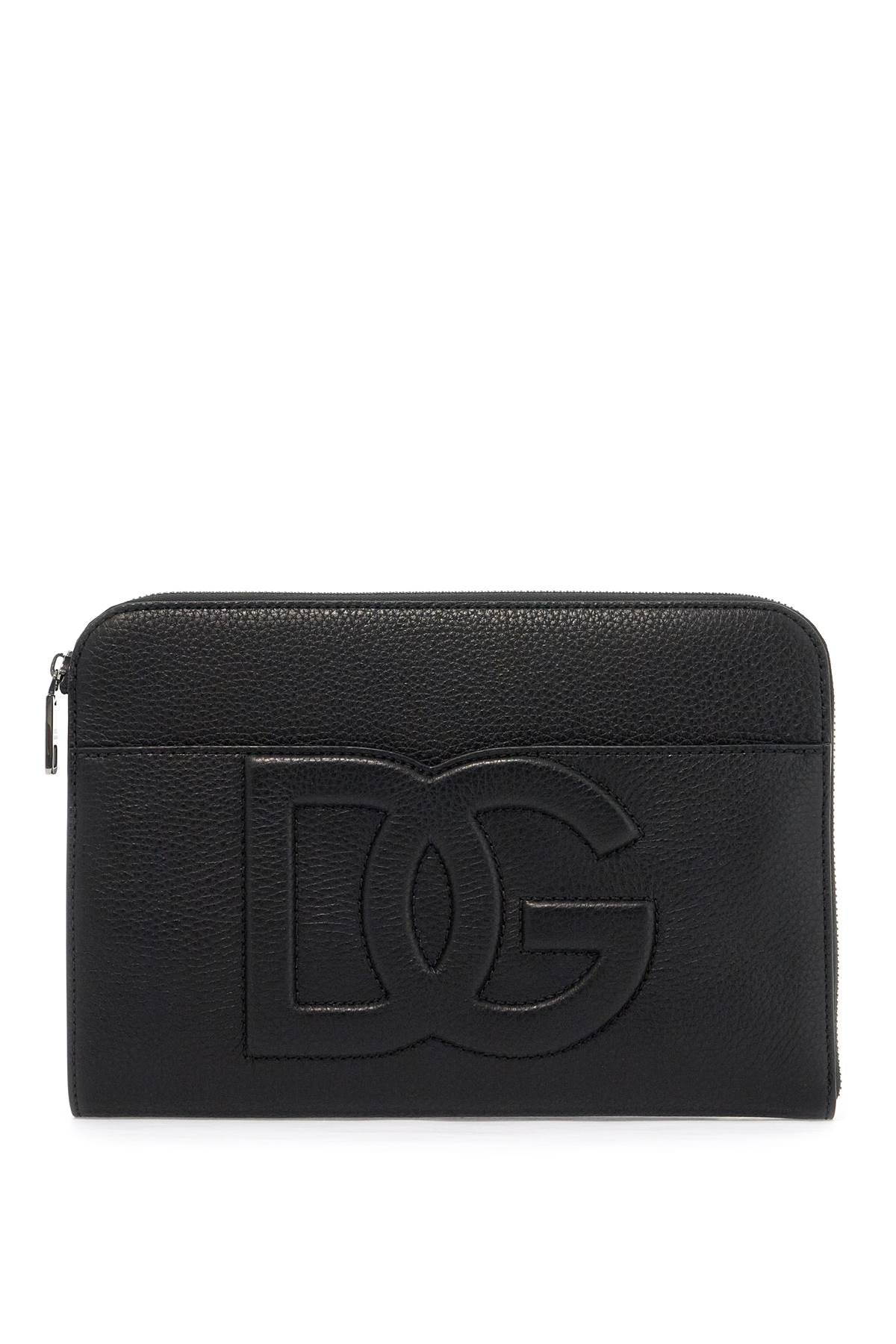 Dolce & Gabbana "embossed leather media pouch